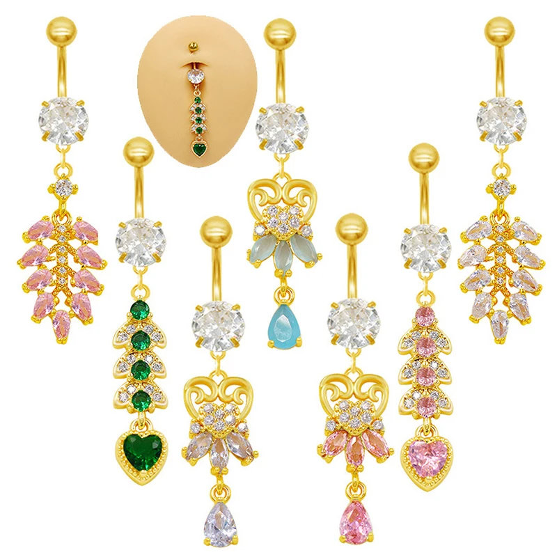 Женское кольцо для пупка 1 шт.