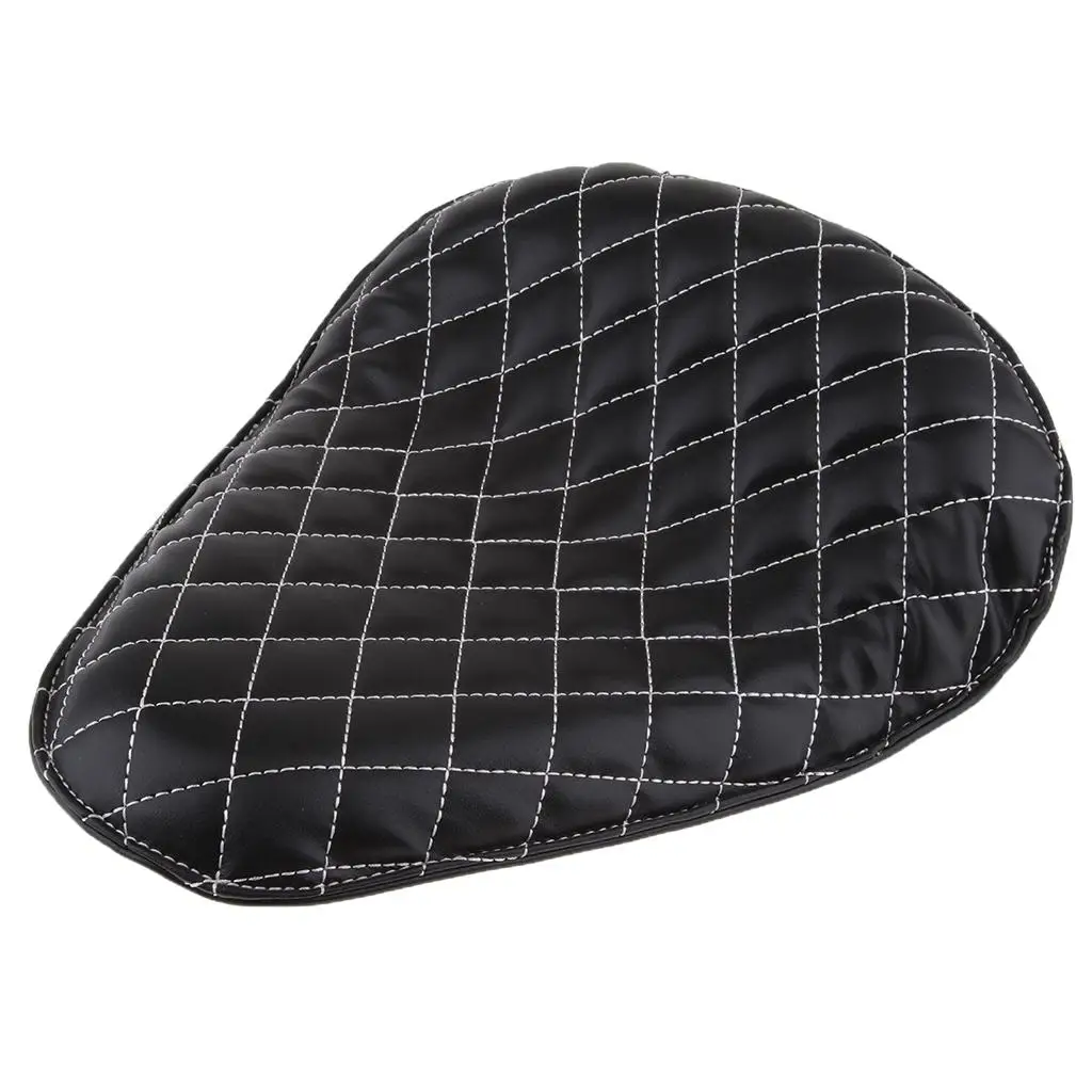 

Universal Motorcycle Front Rider Driver Solo Seat Cover Cushion Pad