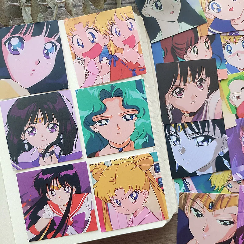 

48Pcs/Pack Pretty Girl Comics Cartoon Stickers Crafts and Scrapbooking Stickers Book Decorative Sticker DIY Stationery