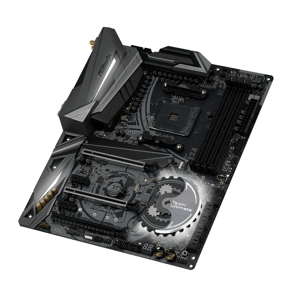 Материнская плата ASRock X470 Taichi Ultimate с поддержкой AMD Ryzen 95950X R7 5700X3D R5 5600G
