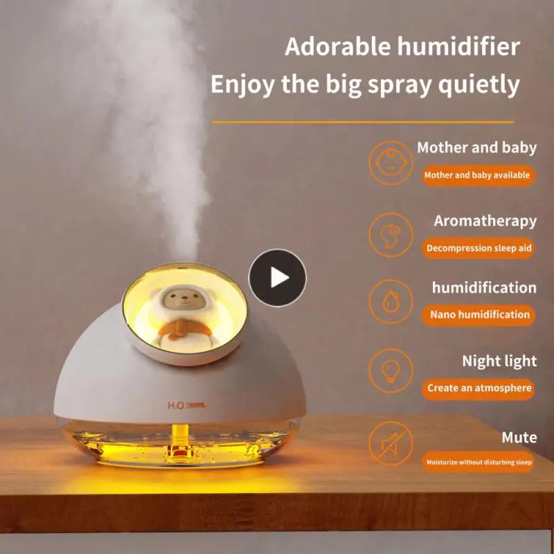 

Home Decor Essential Oil Diffuser Home Car Air Purifier Cute Pet Design Humidifiers Diffusers Usb Mute Noise Reduction Desktop