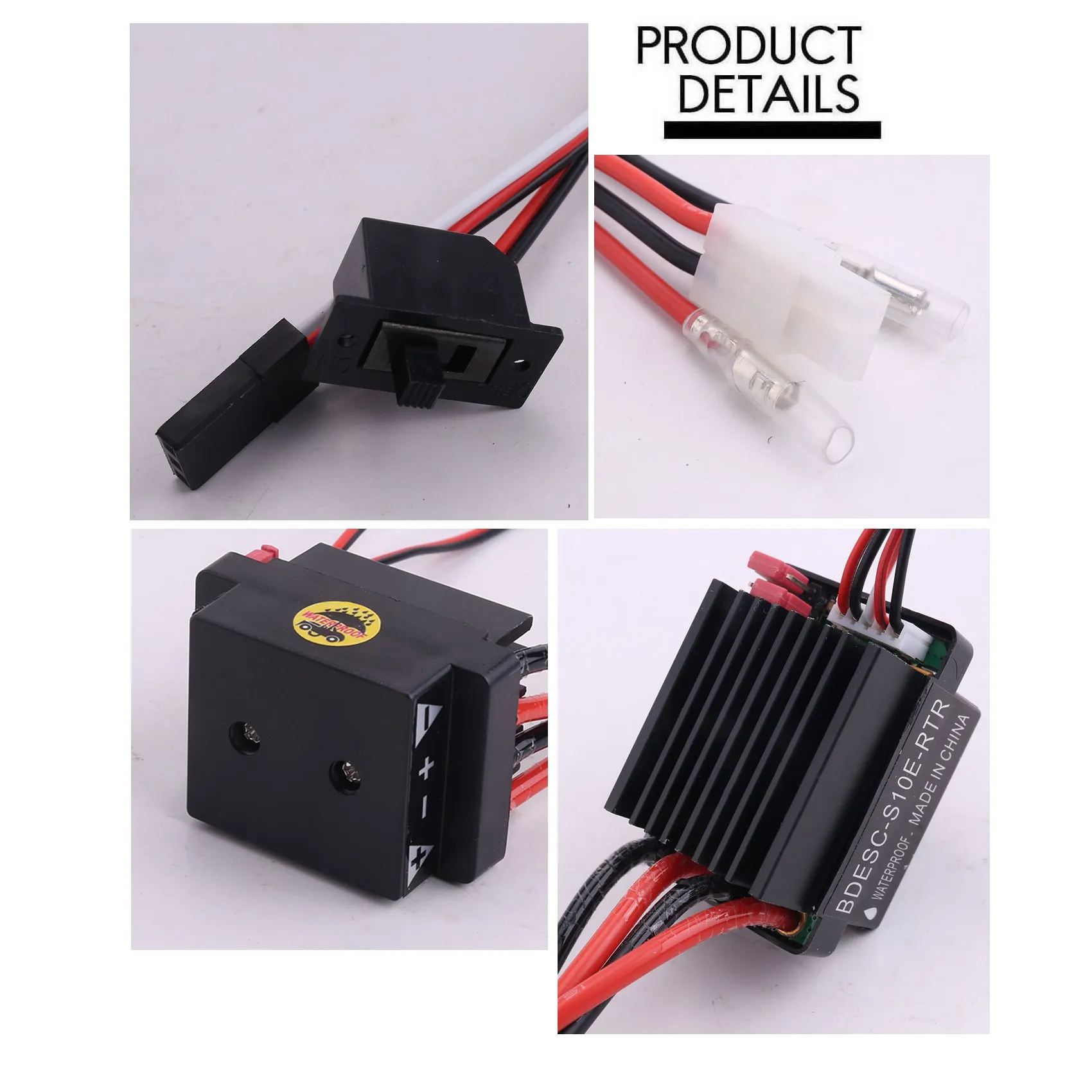 Rc ESC 320A 6-12V матовый регулятор скорости с 2A BEC для радиоуправляемой лодки U6L5