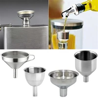small mouth fun nels bar wine flask funnel mini stainless steel for filling hip flask narrow mouth bottles kitchen jug funnel