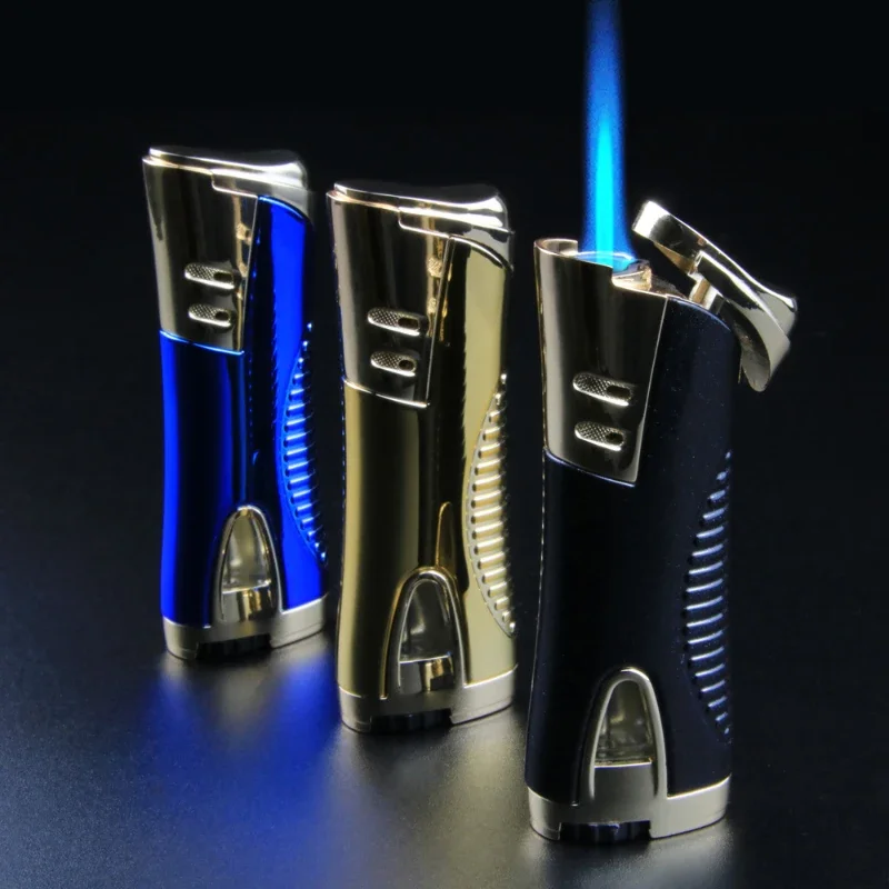 1-струйная турбогазовая зажигалка с квадратным боковым скользящим колесом