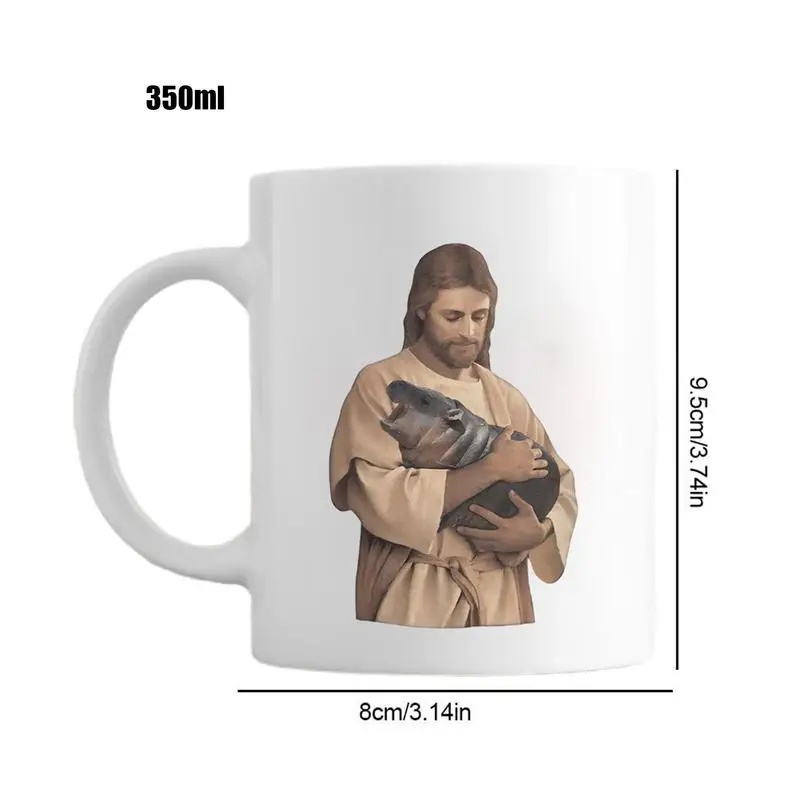 Кофейная кружка Бегемот милое зоопарковое животное 350 мл чашка для чая забавные