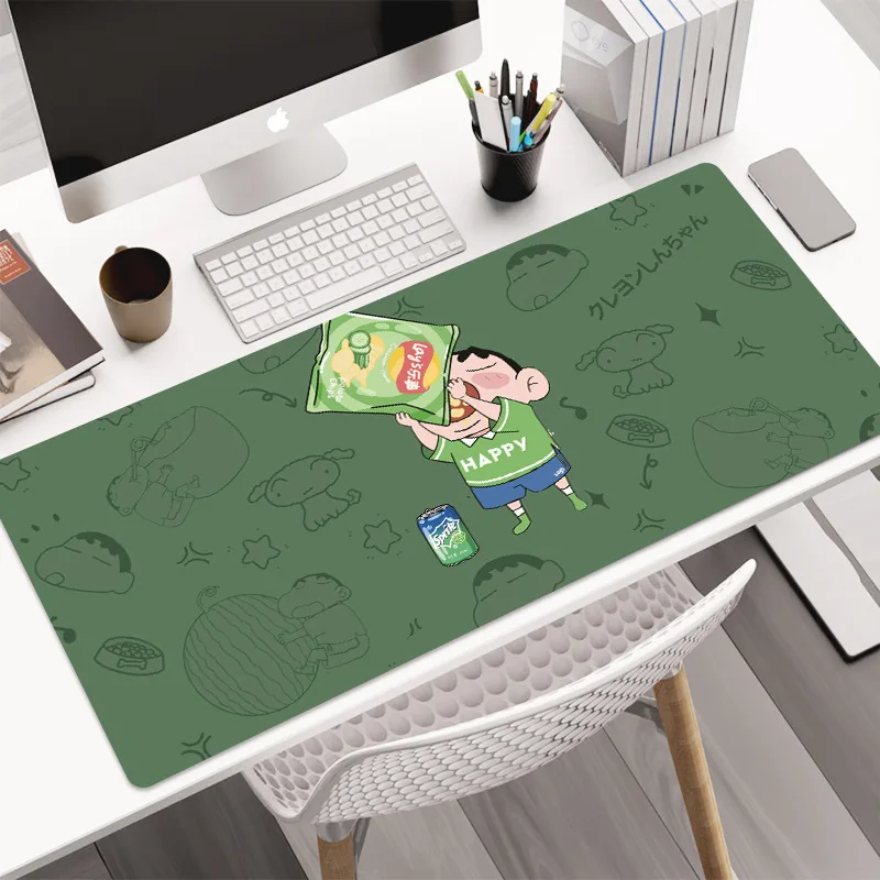 

Crayon Shin Chan Large Mouse Pad Boys and Girls Cartoon Cute Animation Computer Keyboard Pad Desk Pad Office Desk Pad