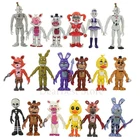 Подарок 4-8 шт. на пять ночей из серии Безопасность, ПВХ экшн-фигурка Бонни, Фокси, строительный медведь, модель куклы, игрушки, подарки для детей