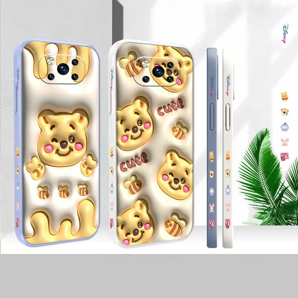 

Phone Case For Xiaomi PCOO F3 M3 X2 X3 M4 GT 6X 8 CC9 CC9E MIX 2 2S 3 4 Black Shark 3 4 5 Pro 3D Art Winnie The Pooh Cover Funda