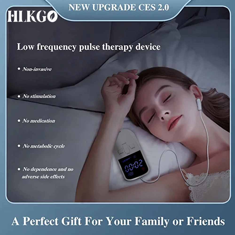 

Health Care CES Therapy Insomnia Cranial Electrotherapy Stimulation Anxiety Depression Non Invasive Brain Stimulation