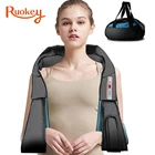 Электрический массажер для рук, шиацу шейный массажер для спины, шеи, плеч, шаль с инфракрасным подогревом, расслабляющая машина