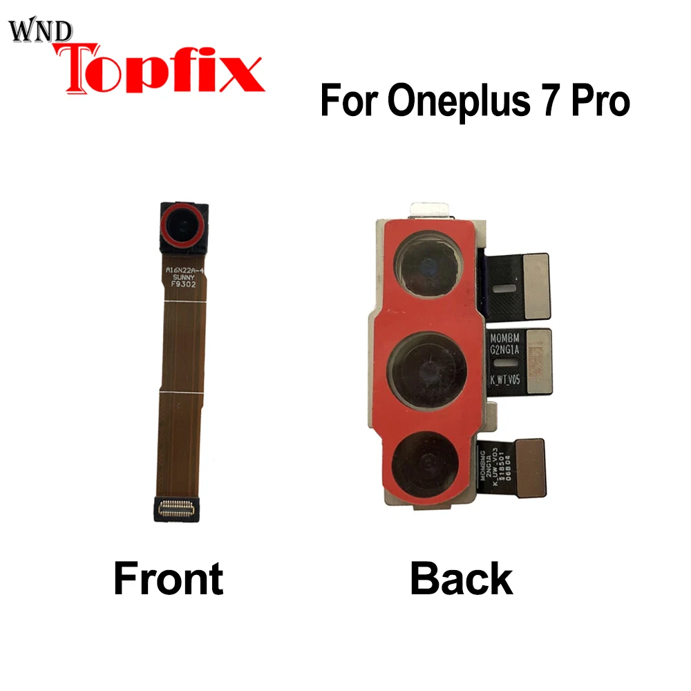 Para Oneplus 7 Pro cámara trasera Cable flexible para 7Pro Cámara Grande piezas de repuesto para Oneplus 7 Pro cámara frontal