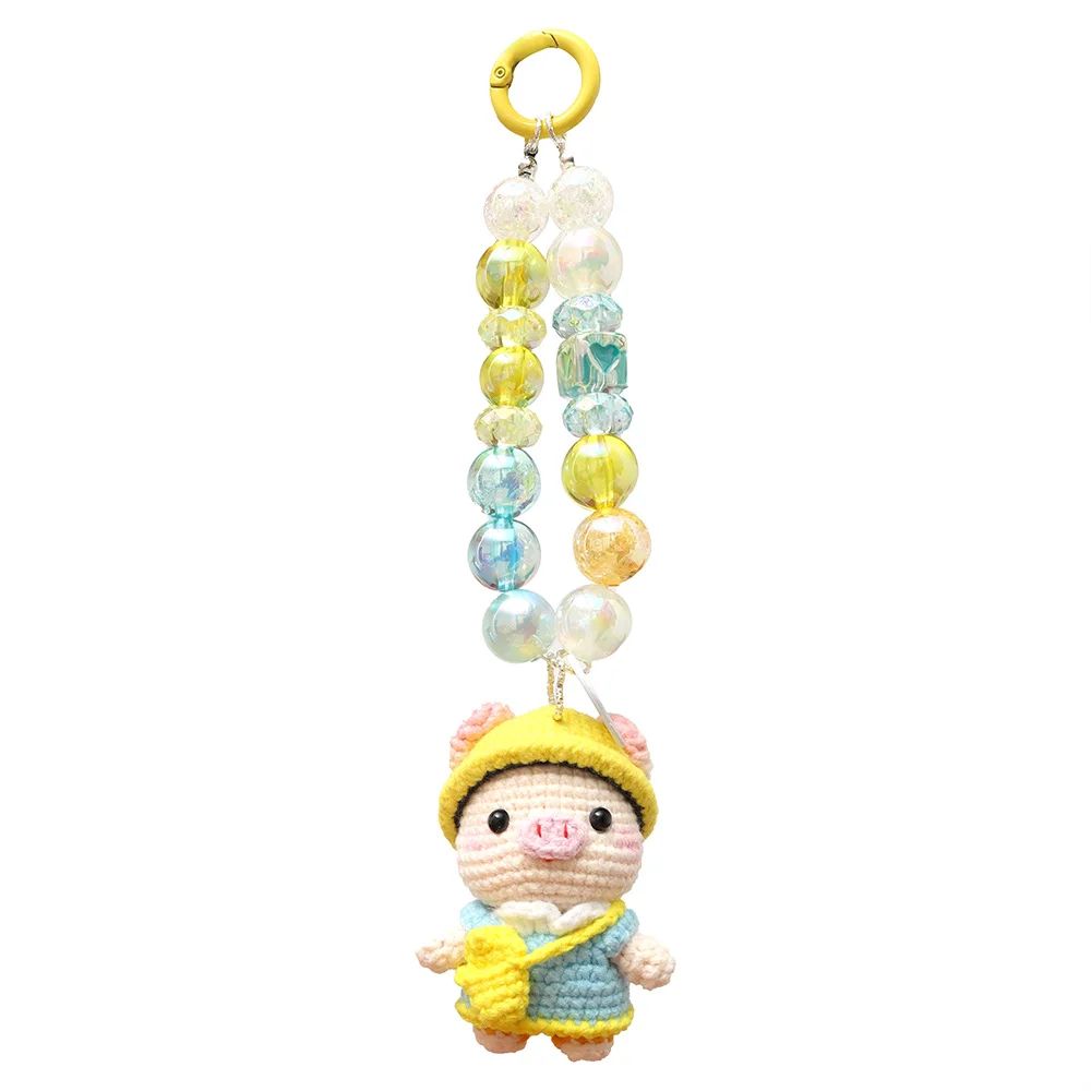 

Car Rearview Mirror Pend Key Chain Gift Cute Soft Kawaii Women Plush Toy Bag Charm Keychain For Phone Handbags Accessories Men