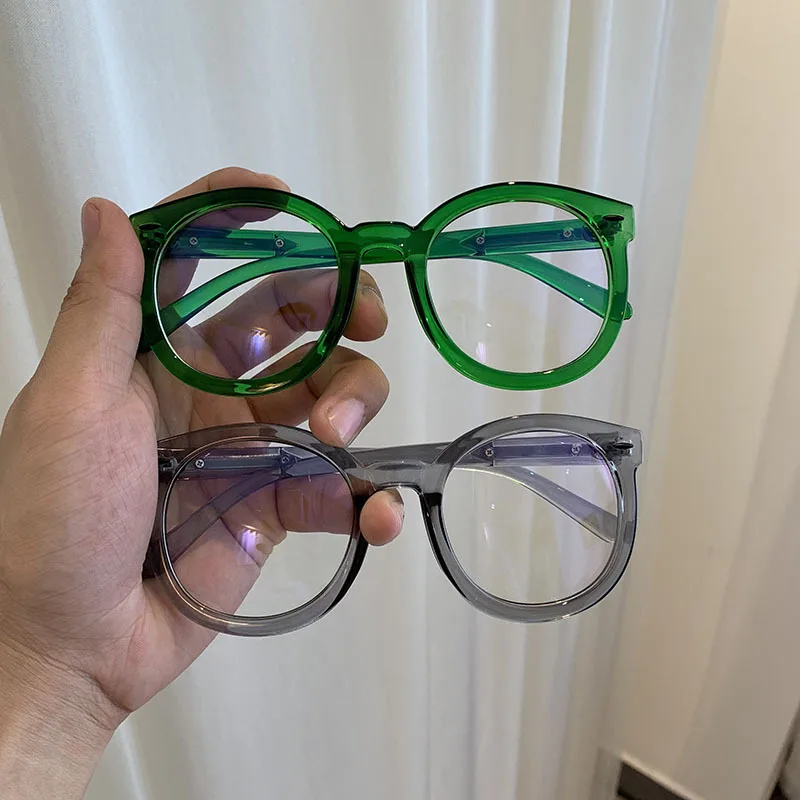 

Round Finished Myopia Glasses Ladies Optical Spectacle Eyewear Computer Eyeglasses Unisex Oversized colorful Short-sighted Glass