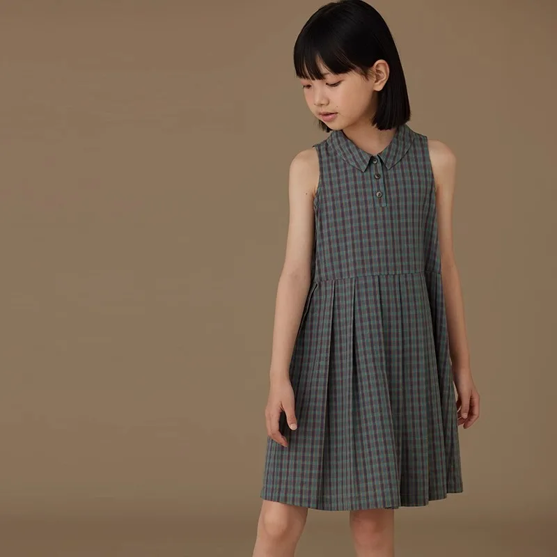 Детская одежда японское милое винтажное Хлопковое платье в полоску стиле