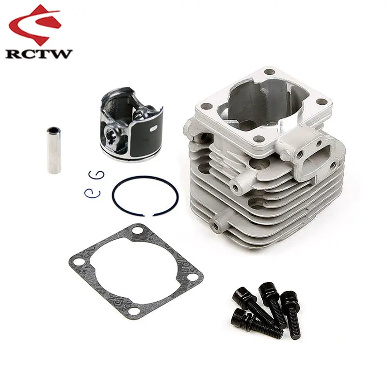 

29CC Cylinder Head with Competition Piston Kit for Zenoah CY Rovan TSRC XJM Engine for 1/5 HPI ROFUN KM BAJA LT FG GoPed RedCat