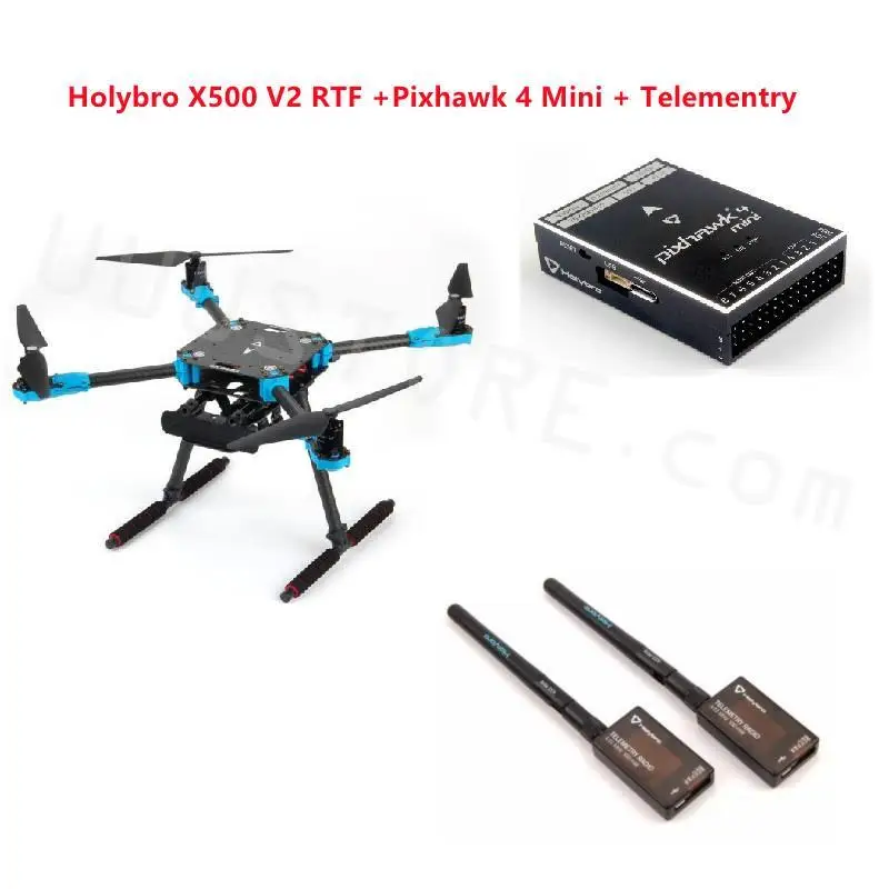 

Holybro X500 V2 Pixhawk 4 Mini 500mm Wheelbase Frame Kit Combo 2216 880KV Motor 1045 Propeller for RC Drone Model