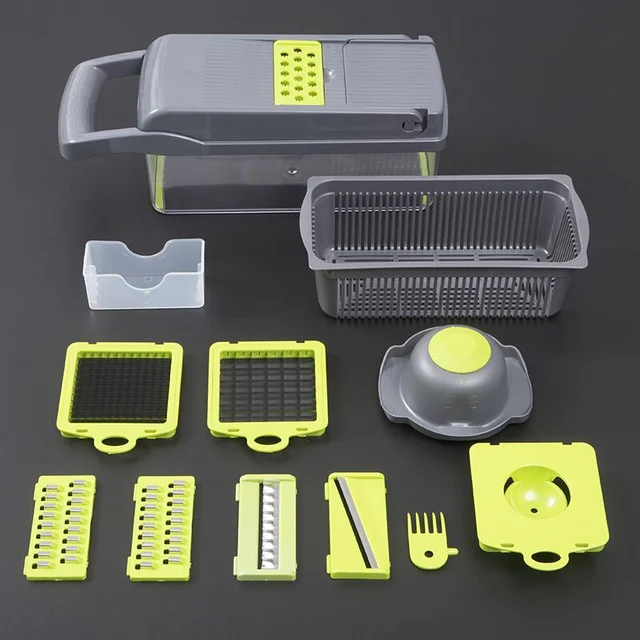 Multi Functional Kitchen Accessories Slicer Dicer Onion Veggie all-in-1 Fast Manual 12 in 1 Vegetable Chopper 3