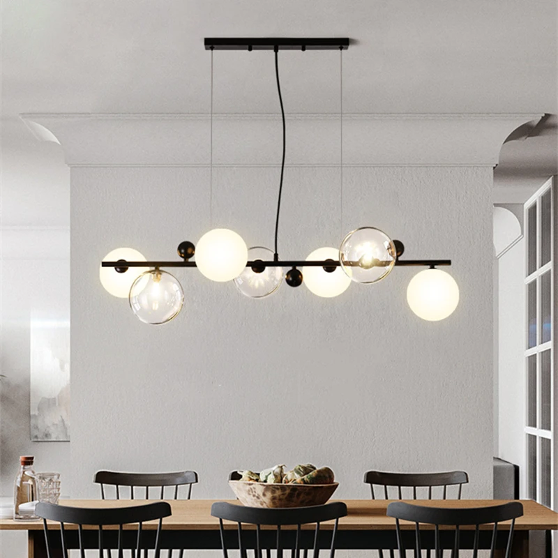 

Modern Led Pendant Lights Designer Glass Hanging Lamp For Dining Room Bedroom Bar Decor Lighting Nordic Home Kitchen Fixtures