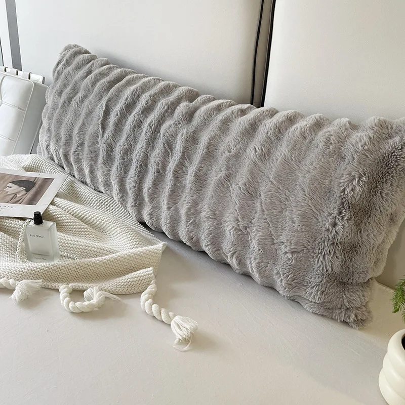 Роскошная наволочка из искусственного меха 120/150/180 см, зимняя пушистая плюшевая наволочка, домашний декор, наволочки для тела, длинная наволочка