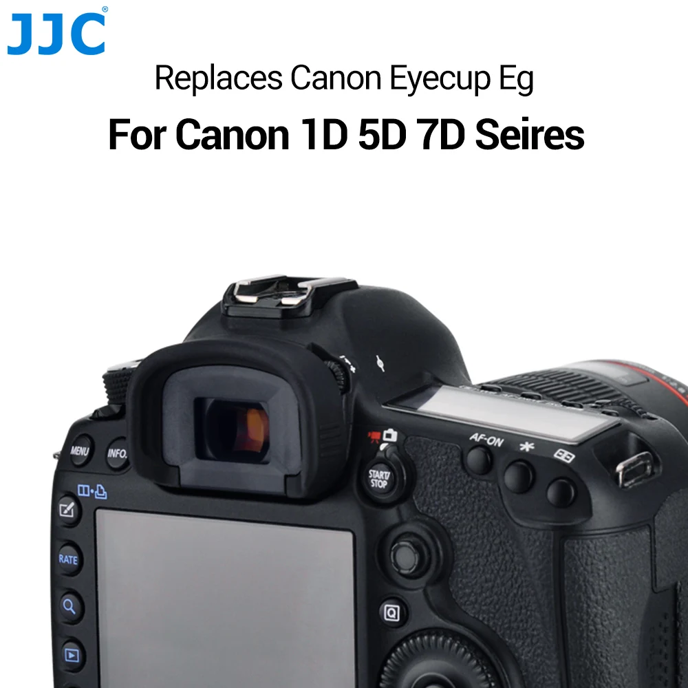 

JJC Soft Eyepiece Eyeshade for Canon EOS 5D Mark IV EOS-1D Mark IV EOS-1D Mark III 1Ds Mark III 7D Replaces Canon Eg Eyecup
