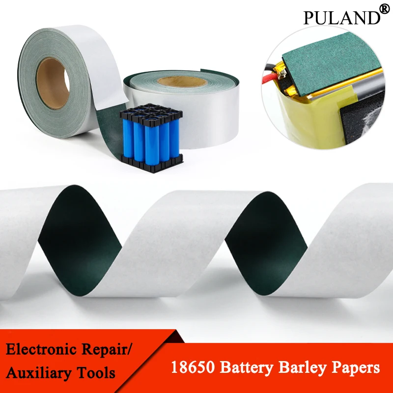 

1 ~ 50 м 18650 изоляционная прокладка для аккумулятора, зеленая ячменная бумага, ширина 25 ~ 500 мм, литий-ионный пакет, клей, электрод, изолированные прокладки
