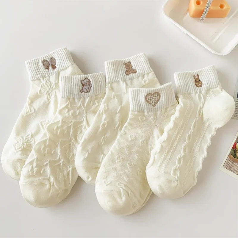 

Носки женские короткие дышащие с низким вырезом, 5 пар