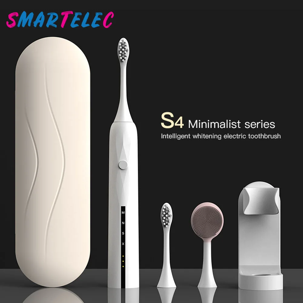 

Soundwave Electric Toothbrush Adult USB Rechargeable Wholesale Gift IXP7 Waterproof Soft Bristle Smart Portable