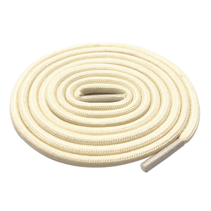 Weiou Solid Color 0.5cm Polyester Salmon Round Shoelaces Unisex Women Men Sneaker Shoestring Running 46 Colors Cord Rope Laces