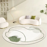 light luxury round rug living room sofa coffee table mat study dressing chair carpet bedroom girl decoration bedside floor mat