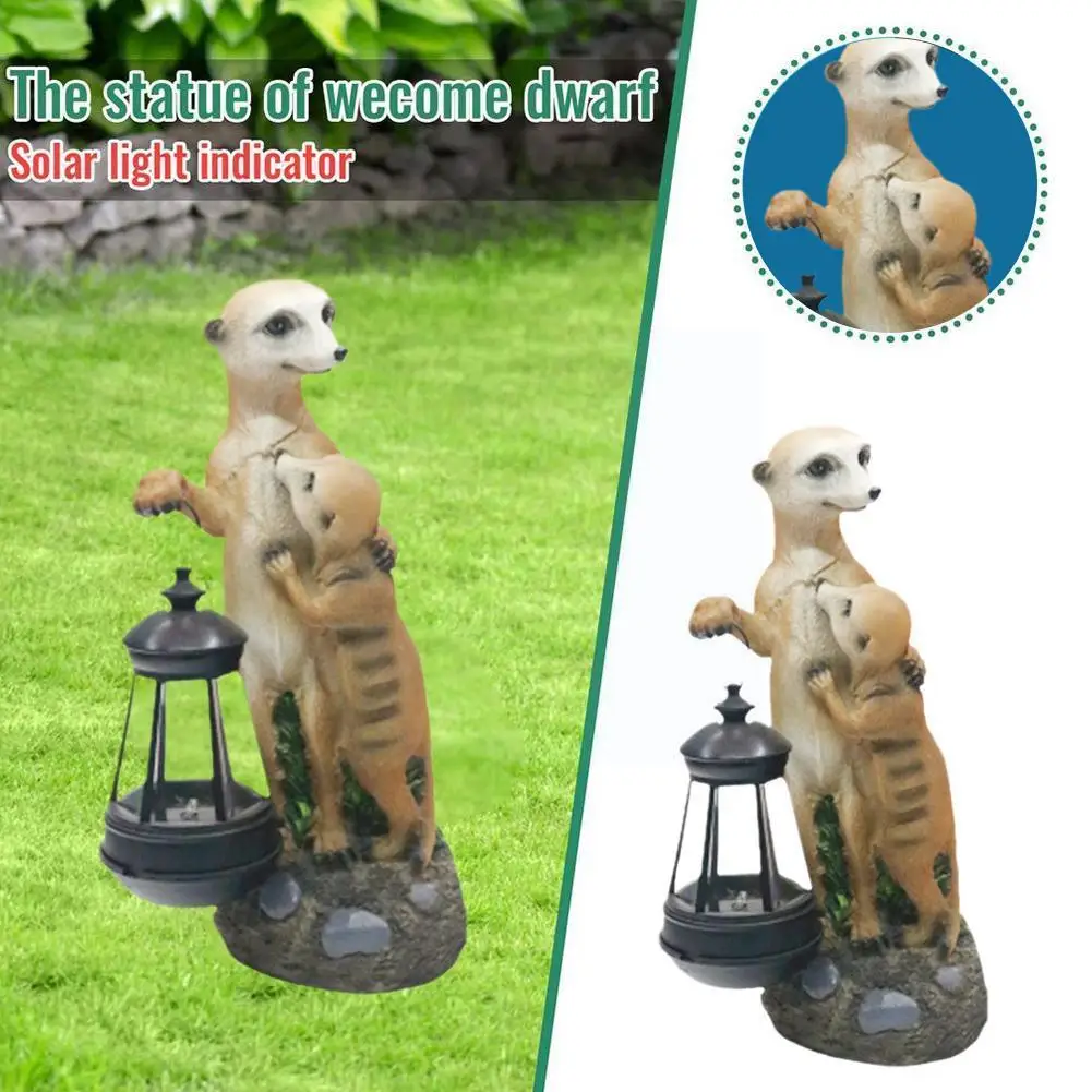 

Solar Portable Lamp Simulation Animal Meerkat Emergency Lamp Table Modern Light Lamps Decorations Table Gifts Bedroom B5L0
