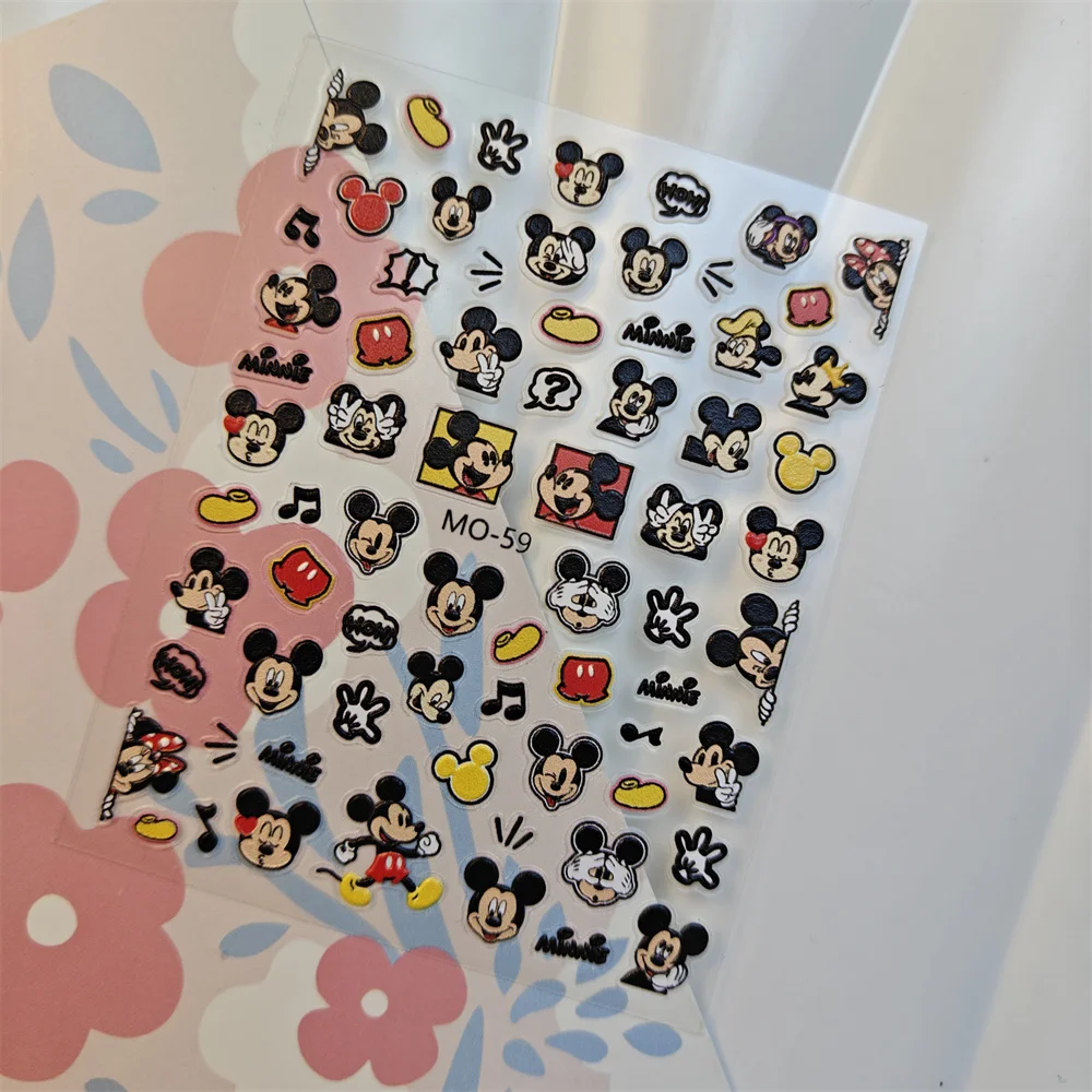 1 лист рельефные наклейки для дизайна ногтей