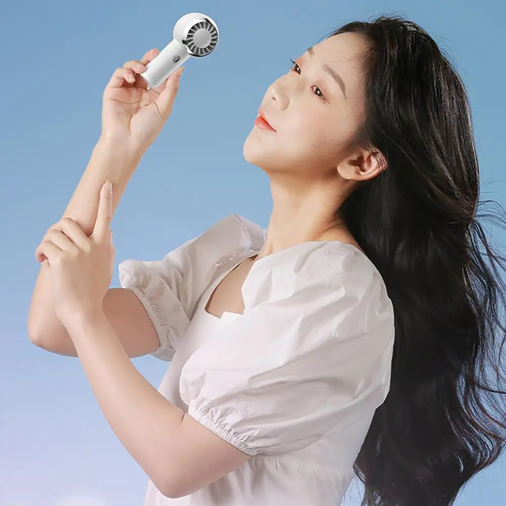 

USB Fan Long Battery Life Lightweight Cool Cute Portable Handheld Cooling Fan Mini fan for Dorm