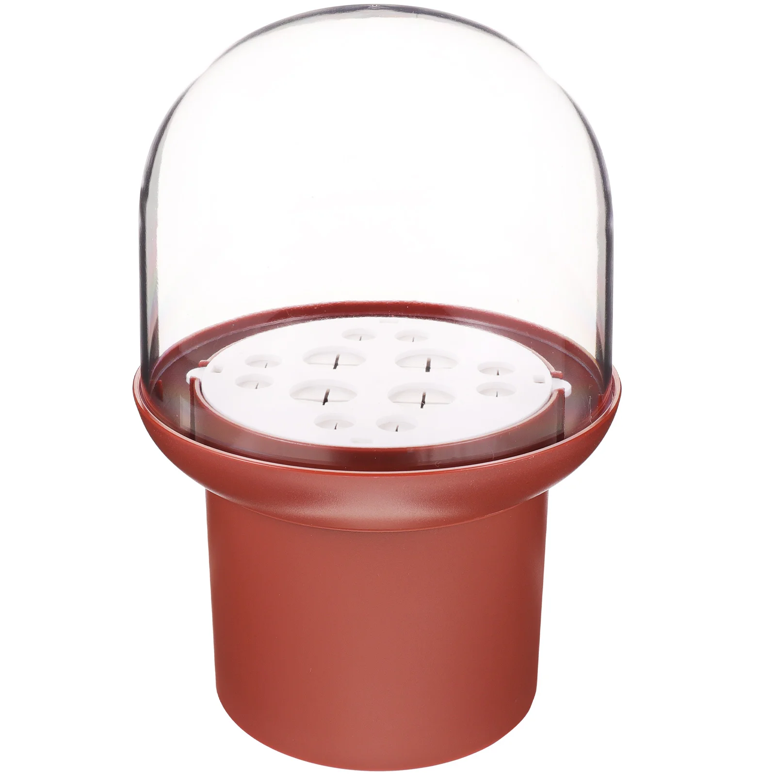 

Brush Holder Makeup Organizer Cup Pen Desk Compartment Lipsticks Display Case Desktop Container Slots Cups