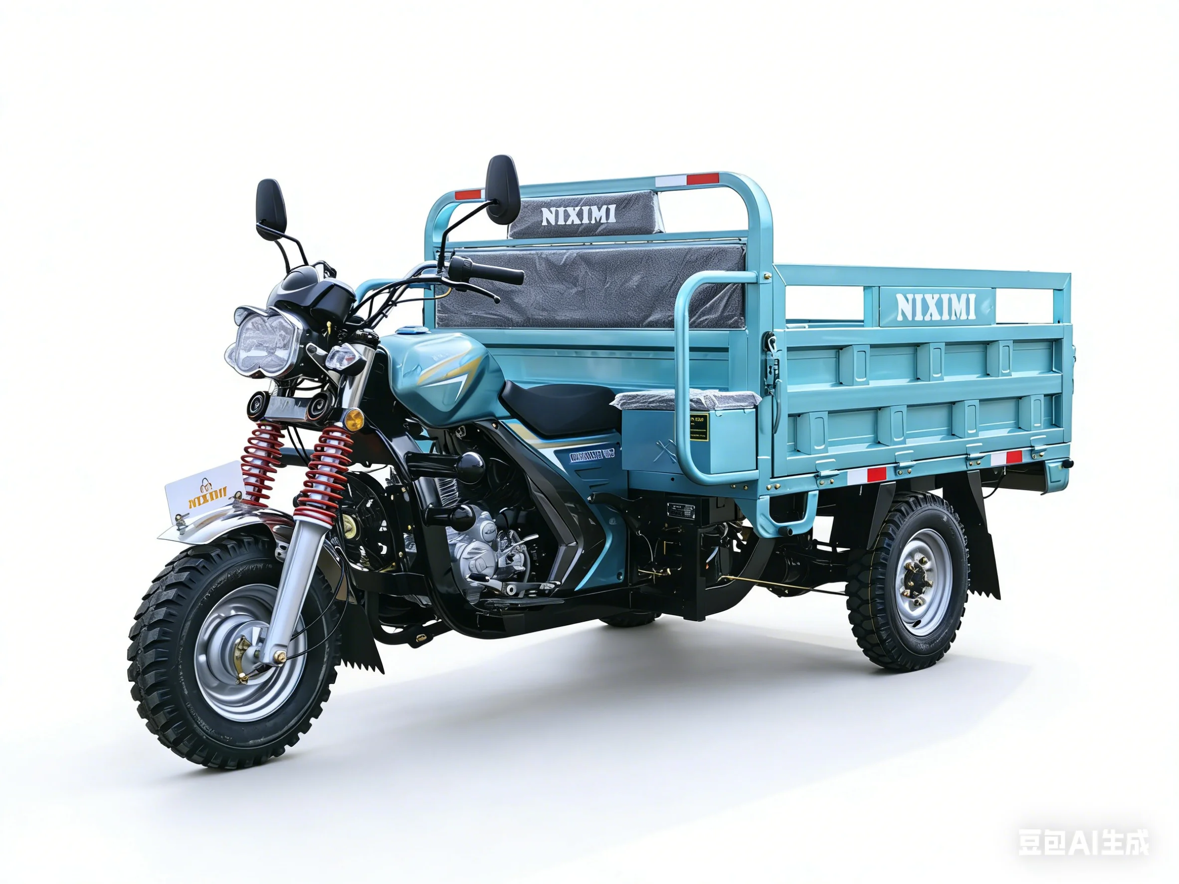Фото Мотоцикл-трицикл NIXIMI CG200 200CC с воздушным охлаждением, прочный, с длительным сроком службы, для сельских районов Африки №3