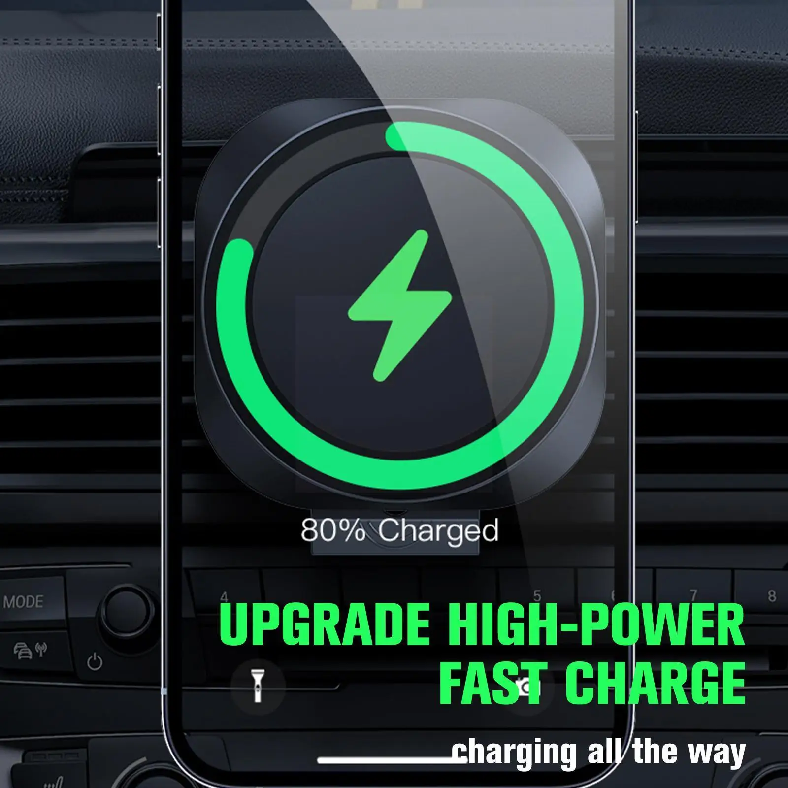 

Magnetic Wireless Charger Car Air Vent Phone Holder Mount For Macsafe 13 12 Pro Max Mini Qi Fast Car Charging Stand C4k8
