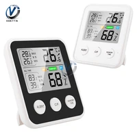 lcd digital display indoor temperature and humidity meter multi functional electronic temperature humidity monitoring
