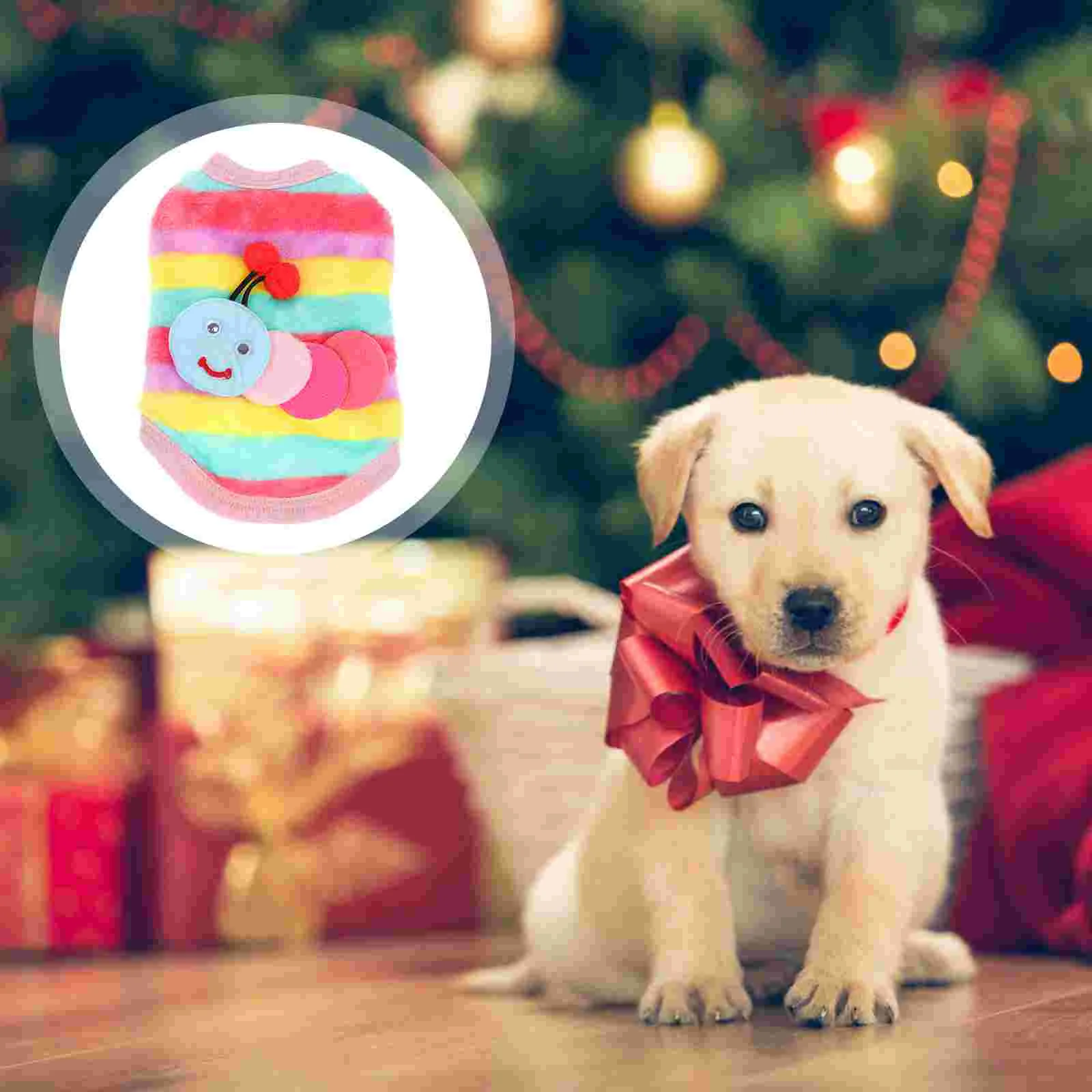 

Dog Clothes Pet Dogs Sweater Winter Costume Sweaters Vest Autumn Puppy Boy Warm Fleece Xxs Yorkie Large Doggie Chihuahua Coats