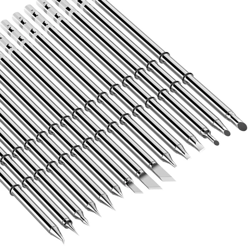 

T12 Soldering Solder Iron Tips T12 Series Iron Tip For Hakko FX951 STC AND STM32 OLED Soldering Station Electric Soldering Iron