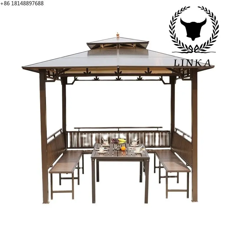 

Mojia's outdoor pavilion small wooden house pavilion tent villa courtyard new Chinese style courtyard outdoor sunshade pavilion