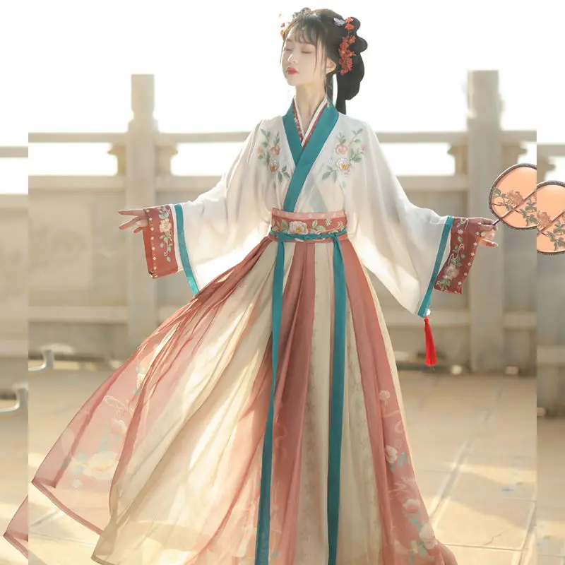 

New Women's Adult Hanfu Authentic Embroidered Hanfu Womens Jin Made Elegant Chinese Style Daily Hanfu Women Chinese Dresses