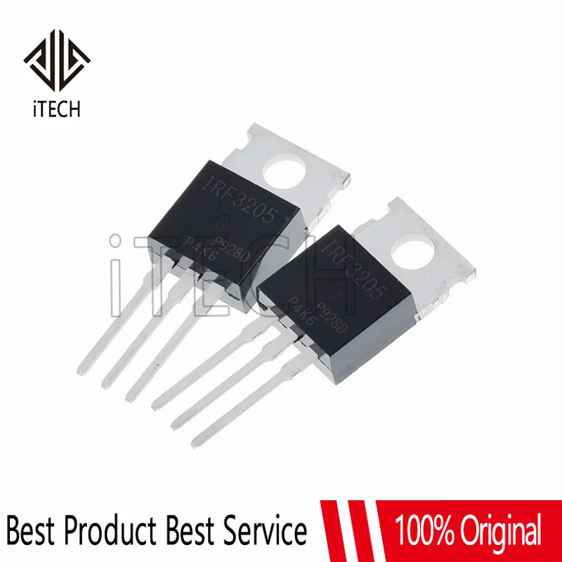 

5PCS IRF3205PBF IRF3205 TO-220 IRF3710 IRF3808 IRF4905 IRF5210 IRF5305 IRF8010 IRF3708 IRF1404 IRF1405 IRF1407 IRF2804 IRF2807