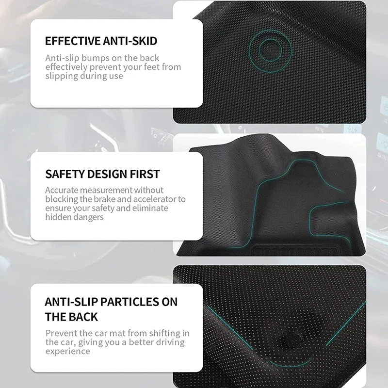 Автомобильные коврики для Volkswagen ID.4 2021 2022 2023 2024 XPE 3D напольная подкладка любых