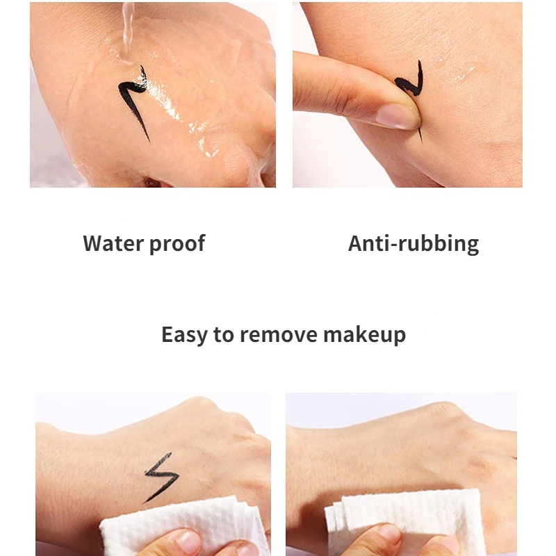 Сияющая подводка для глаз Starlight Стойкая Водостойкий карандаш черная жидкая