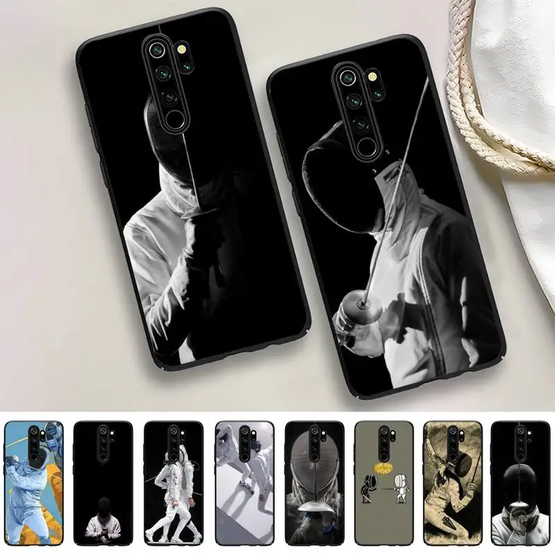 

Sport Fencing Phone Case for Redmi 5 6 7 8 9 A 5plus K20 4X S2 GO 6 K30 pro
