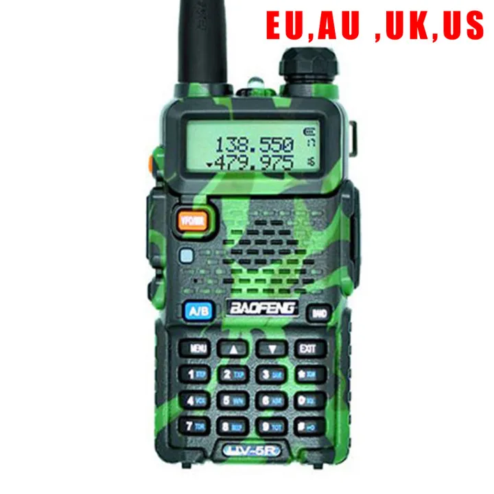 

Camouflage For Baofeng Radio Dualband UV-5R Walkie Talkie Dual Display 136-174/400-520MHz Two Way Radio Free Earpiece BF-UV5R