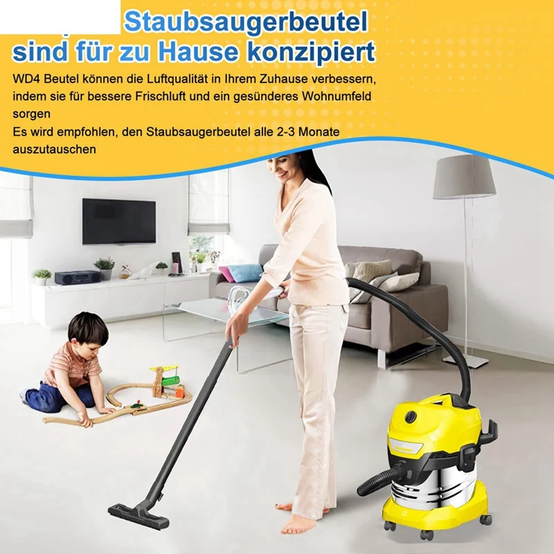 

6 шт., аксессуары для пылесоса Karcher WD5 WD6 MV4 MV5 MV6