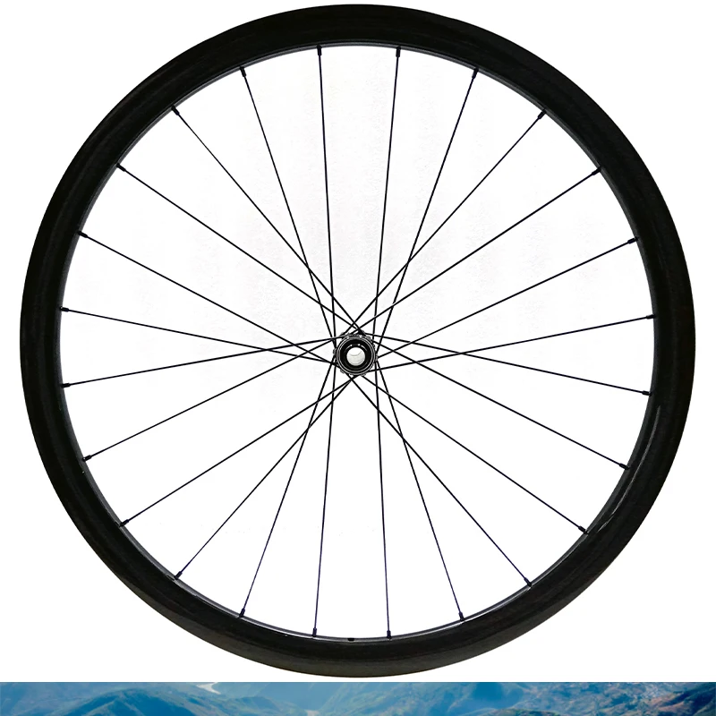 Фото Комплект колес 650B/27.5er MTB XC 30 х30 мм, карбоновый обод 24H 30 Wide 30 Deep Novatec №2