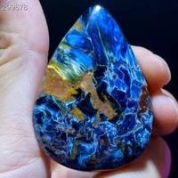 natural blue pietersite chatoyant pendant namibia 48 234 59 5mm women water drop cat eye yellow blue pietersite jewelry aaaaaa