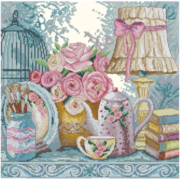 

M190707Home Fun Cross Stitch Kit Package Greeting Needlework Counted Cross-Stitching Kits New Style Joy Sunday Kits Embroidery