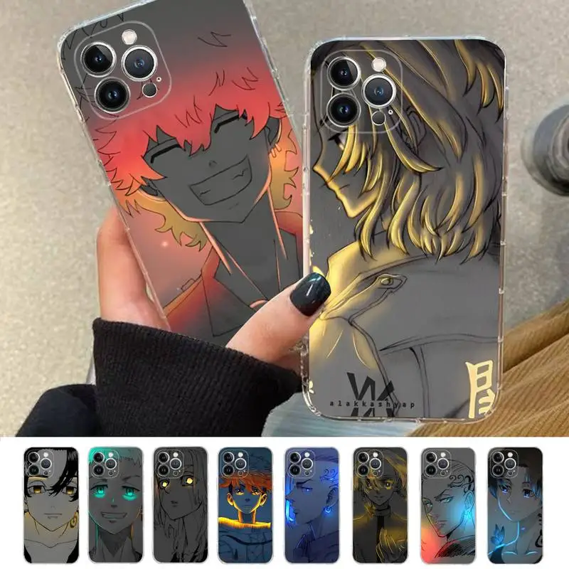 

Tokyo Revengers Mikey Baji Keisuke Bright Phone Case Silicone Soft for iphone 14 13 12 11 Pro Mini XS MAX 8 7 6 Plus X XS XR
